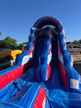 Load image into Gallery viewer, 16' LIBERTY FALLS INFLATABLE WATER SLIDE RENTAL- With inflated Pool