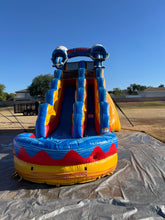Load image into Gallery viewer, 18' BUCKET DROP INFLATABLE WATER SLIDE RENTAL