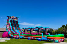 Load image into Gallery viewer, 27' Tiki Splash Dual lane Water and Slip n slide