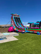 Load image into Gallery viewer, 27' Tiki Splash Dual lane Water and Slip n slide