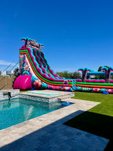 Load image into Gallery viewer, 27' Tiki Splash Dual lane Water and Slip n slide