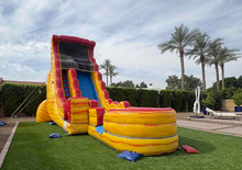 Load image into Gallery viewer, 22' LAVA FALLS INFLATABLE WATER SLIDE RENTAL