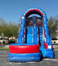 Load image into Gallery viewer, 16' LIBERTY FALLS INFLATABLE WATER SLIDE RENTAL- With inflated Pool