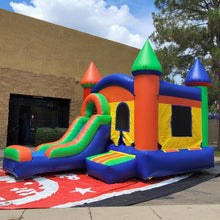 Load image into Gallery viewer, MINI CASTLE BOUNCE HOUSE COMBO RENTAL #1.  WET or DRY