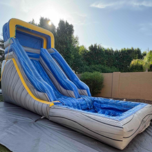 Load image into Gallery viewer, 14' MONSTER SPLASH INFLATABLE WATER SLIDE RENTAL