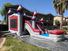 Load image into Gallery viewer, TITANIUM BOUNCE HOUSE DUAL LANE COMBO RENTAL WITH SLIDE   WET or DRY