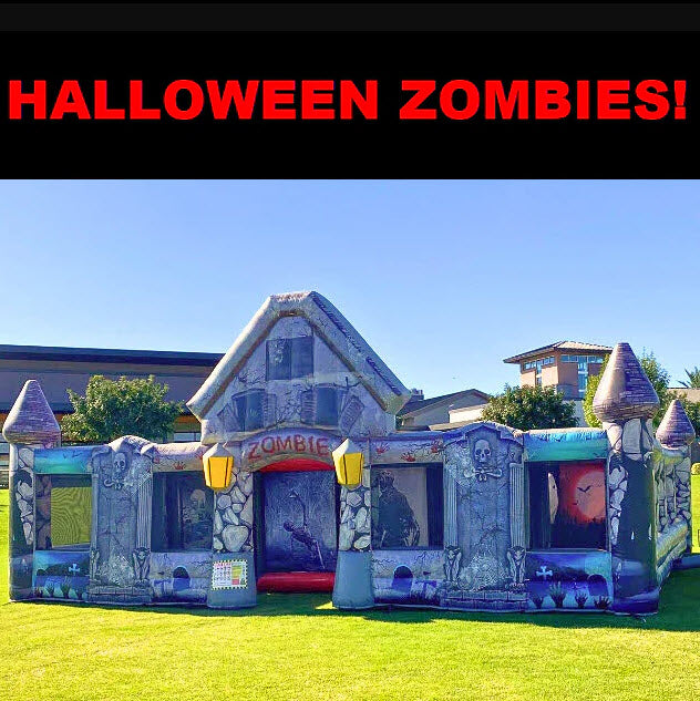 plants vs zombies bounce house THE AMAZING ZOMBIE MAZE — Inflatable Haunted Maze Rental – A Perfect Party Rental
