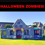 THE AMAZING ZOMBIE MAZE — Inflatable Haunted Maze Rental