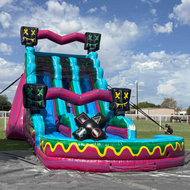 ‼️NEW‼️ 20'  Gamer Dual Lane Center Climb  Water Slide Rental- With Pool