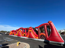 Load image into Gallery viewer, 100' SHADOW INFLATABLE OBSTACLE COURSE RENTAL- Dry Only