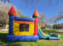 Load image into Gallery viewer, MINI CASTLE BOUNCE HOUSE COMBO RENTAL #1.  WET or DRY