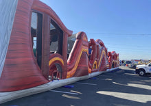 Load image into Gallery viewer, 100' SHADOW INFLATABLE OBSTACLE COURSE RENTAL- Dry Only