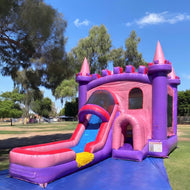 Princess Combo  #1 with Single Lane Slide Wet/ Dry