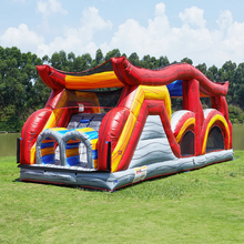 Load image into Gallery viewer, 30' SHADOW #1 INFLATABLE OBSTACLE COURSE RENTAL- Dry Only