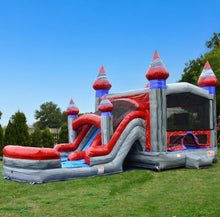Load image into Gallery viewer, TITANIUM BOUNCE HOUSE DUAL LANE COMBO RENTAL WITH SLIDE   WET or DRY