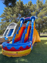 Load image into Gallery viewer, 18' BUCKET DROP INFLATABLE WATER SLIDE RENTAL