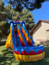 Load image into Gallery viewer, 18' BUCKET DROP INFLATABLE WATER SLIDE RENTAL