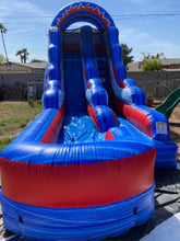 Load image into Gallery viewer, 16' LIBERTY FALLS INFLATABLE WATER SLIDE RENTAL- With inflated Pool