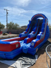 Load image into Gallery viewer, 16' LIBERTY FALLS INFLATABLE WATER SLIDE RENTAL- With inflated Pool