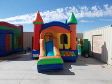 Load image into Gallery viewer, MINI CASTLE BOUNCE HOUSE COMBO RENTAL #1.  WET or DRY