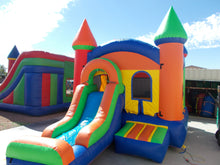 Load image into Gallery viewer, MINI CASTLE BOUNCE HOUSE COMBO RENTAL #1.  WET or DRY