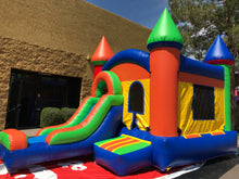 Load image into Gallery viewer, MINI CASTLE BOUNCE HOUSE COMBO RENTAL #1.  WET or DRY