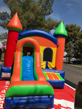 Load image into Gallery viewer, MINI CASTLE BOUNCE HOUSE COMBO RENTAL #1.  WET or DRY