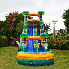 Load image into Gallery viewer, Water Slide Rental.  Get the best price on water slide rentals with this Cali Palms 20' water slide.