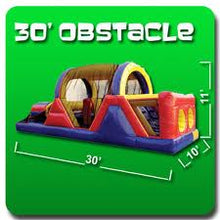 Load image into Gallery viewer, 35' BACKYARD INFLATABLE OBSTACLE COURSE RENTAL